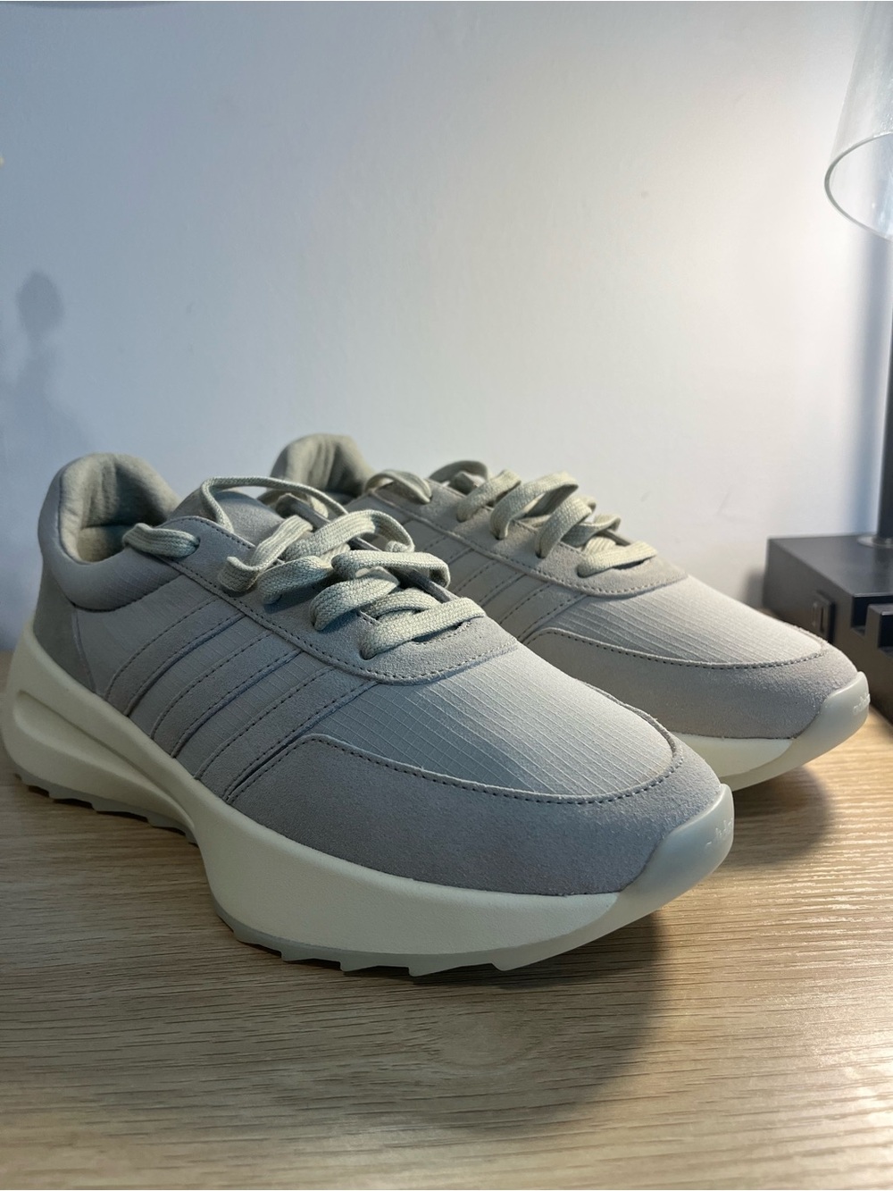 NWT Adidas Fear of God Sneakers Sesame Suede